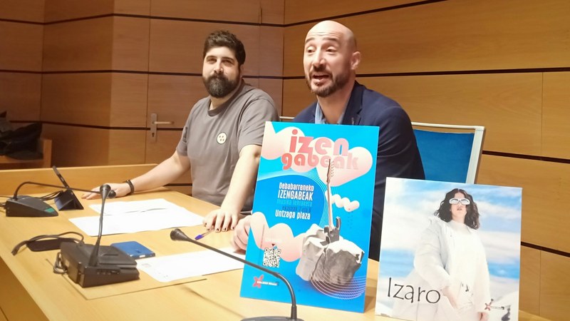 "Izengabeak" musika lehiaketa eta Izaroren kontzertua antolatu ditu Udalak ekaineko bigarren astebururako