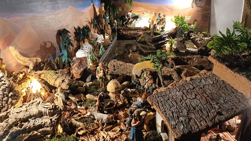 Jaiotza ederra jarri dute San Andres parrokian