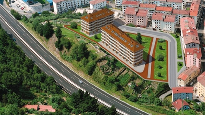 Jarraitu zuzenean streaming bidez Egazelaiko babes ofizialeko 62 etxeen zozketa