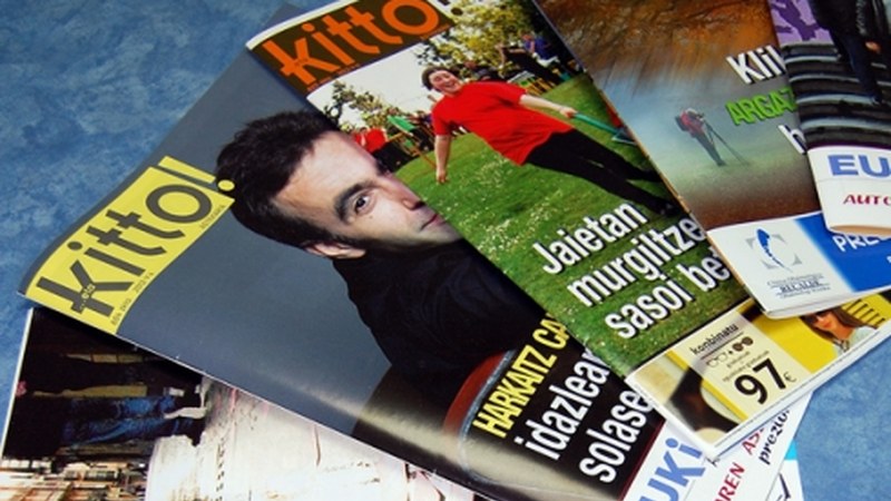 Jaurlaritzak ia %44 jaitsi du …eta kitto! aldizkariaren diru-laguntza