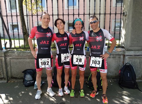 Jaz Eibar Triatloiko lau ordezkarik amaitu zuten Sestaoko proba