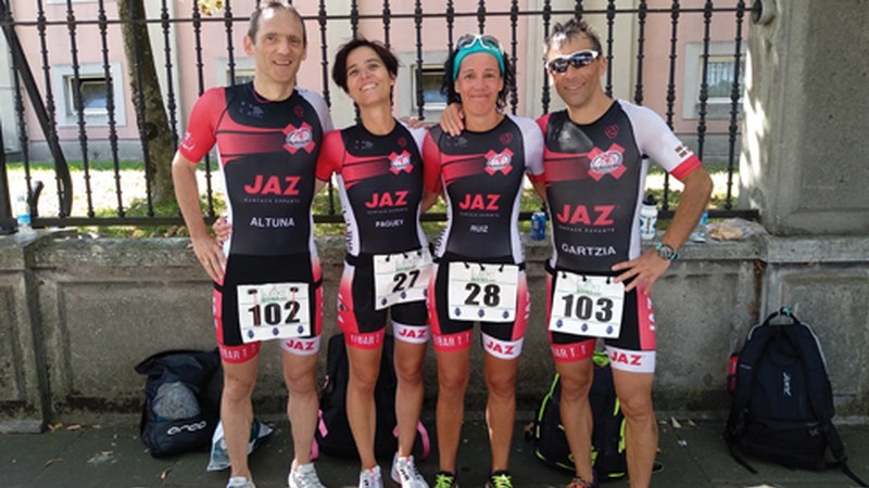 Jaz Eibar Triatloiko lau ordezkarik amaitu zuten Sestaoko proba