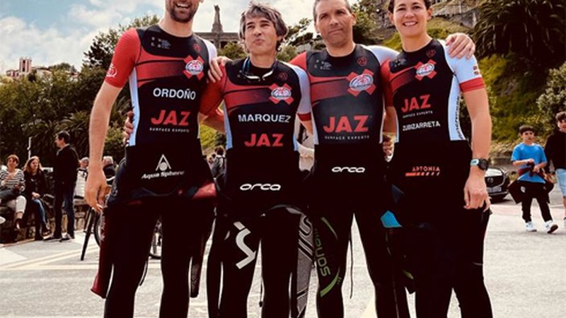 JAZ triatloi taldeko bost ordezkari Getariako sprint distantziako triatloian