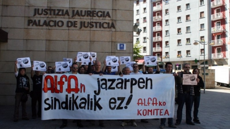 Jazarpen sindikala salatu dute Alfako komiteko LAB-eko ordezkariek