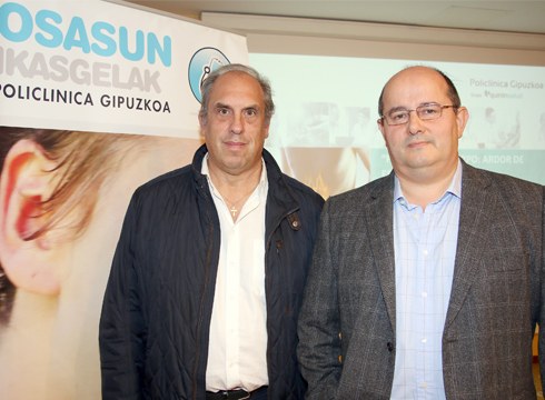 Jendetsua izan zen Javier Murgoitio eta Jose Luis Elosegui digestio-aparatuko zirujauek atzo emandako hitzaldia