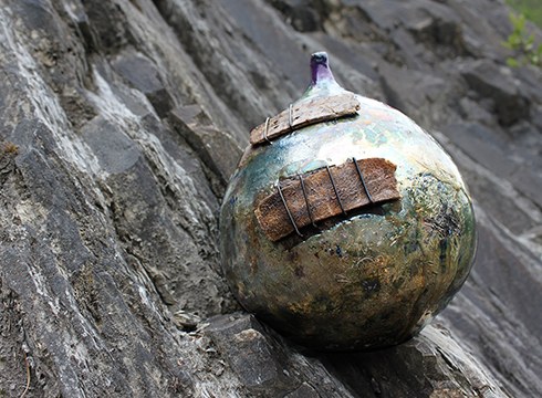 Jesus Belaustegiren zeramika-lanen erakusketa zabalduko dute gaur Topalekun