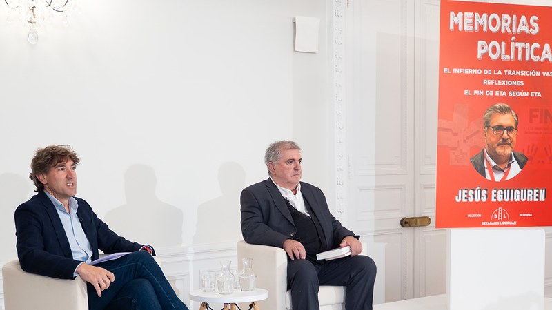 Jesus Eguigurenek egin behar zuen liburu-aurkezpena bertan behera geratu da