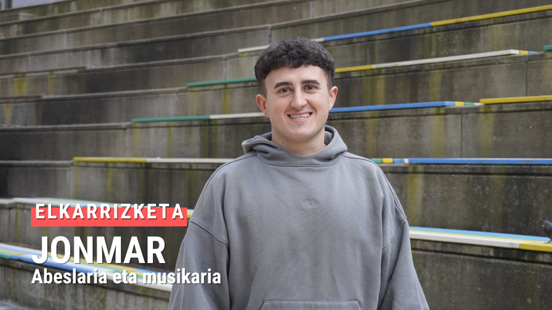 JON MARTINEZ, 'JONMAR': “Eszenatokira igotzen naizenean beste mundu batean sartzen naiz”