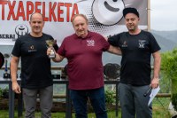 Jose Angel eta Bittor Astigarraga eta Bittor Ugarteburu omendu zituzten larunbatean