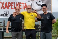 Jose Angel eta Bittor Astigarraga eta Bittor Ugarteburu omendu zituzten larunbatean