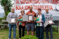 Jose Angel eta Bittor Astigarraga eta Bittor Ugarteburu omendu zituzten larunbatean