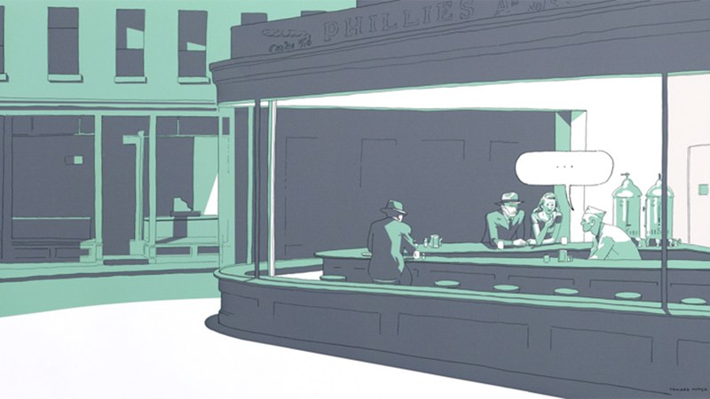 Jose Antonio Azpilikueta eibartarraren grabatuak ikusgai daude Bilbao Museoko “After Hopper” erakusketan