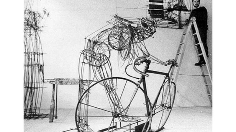 Jose Zugastiren ‘Txirrindularia’ obra dago ikusgai Armagintzaren Museoan