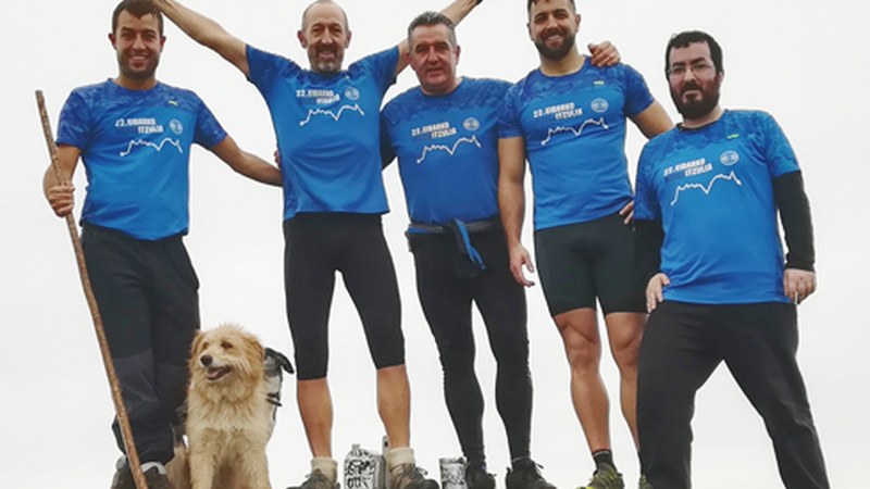 Josean Urkia eibartarra aurten 100 aldiz igo da Urko puntara