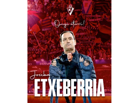 Joseba Etxeberria izango da Eibar KE-ren entrenatzaile berria