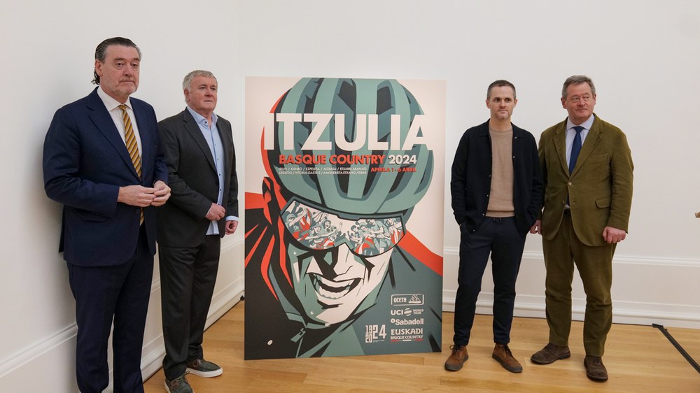 Joseba Larratxe ilustratzailearen kartelak iragarriko du Itzulia Basque Country 2024