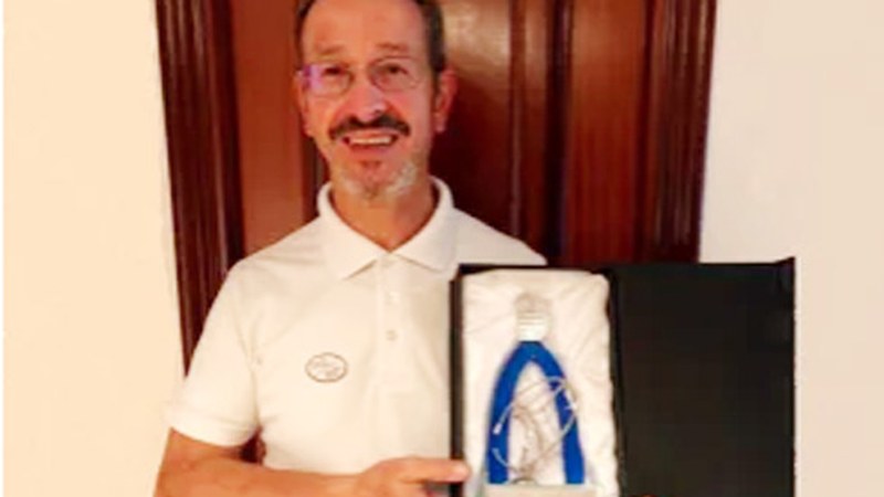 Juan Luis Tueros golflariak lortutako emaitzen errekonozimendua jasoko du