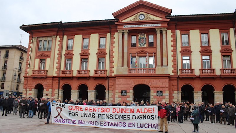 Jubilatu eta Pentsiodunen manifestazioa (2019/01/21)