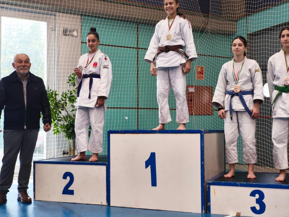 Kalamua judo taldeko Uxue Gutierrez, Euskadiko azpitxapeldun Oiartzunen