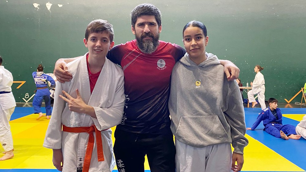 Kalamuako bi judoka izan ziren Legazpiko nazioarteko torneoan