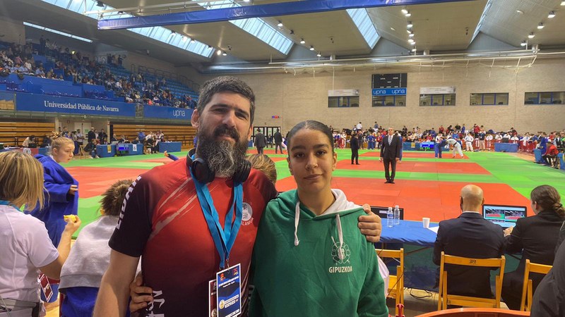 Kalamuako Doha Srhir judokak Iruñeako Espainiako Kopan hartu zuen parte