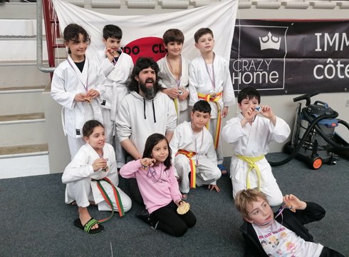 Kalamua judo taldekoek 14 domina irabazi zituzten Bidarten jokatutako jaialdian