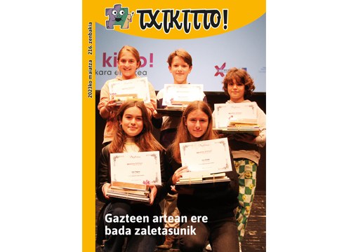 Kalean da Txikitto aldizkaria, Ipurterre Ipuin Lehiaketako irabazleen ipuinekin