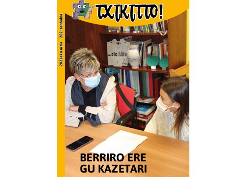 Kalean da Txikitto! aldizkariaren 202. alea, ikasturteko lehenengoa