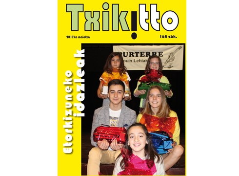 Kalean dago literaturaz beteta datorren Txikitto! aldizkaria