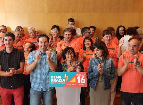 Kataluniako erreferenduma babesteko irailaren 16rako manifestazioa deitu du Gure Esku Dagok