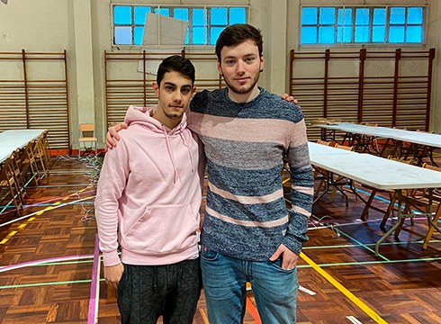 Kevin Fernandez eta Beñat Vilarchao, UniEncounter: “Jendeak ondo pasatzea nahi dugu, bideojokoak gustatu ez arren”