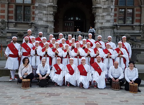 Kezka dantza taldeko 36 kide Belgikan egon dira