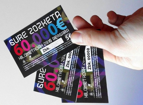 Kilometroak-eko Gure Zozketako saria 1.548 zenbakiarentzat