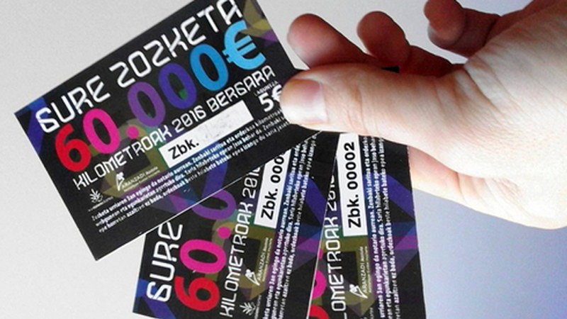 Kilometroak-eko Gure Zozketako saria 1.548 zenbakiarentzat