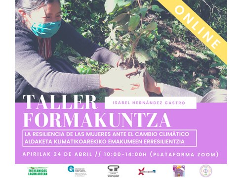 ‘Klima aldaketarekiko emakumeen erresilientzia’ tailerra eskainiko dute zapatuan