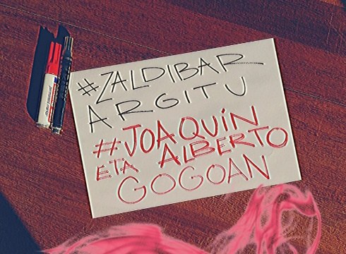 Koarentenan ere, Joaquin eta Alberto gogoratzeko deia egin du Zaldibar Argituk