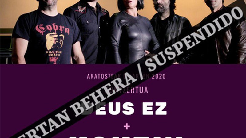 Kokein eta Deus ez taldeek biharko kontzertua bertan behera laga dute