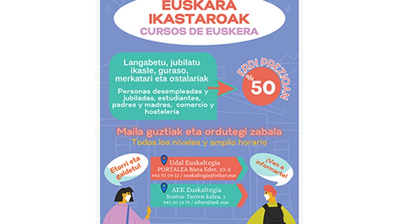 Kolektibo estrategikoetako kideak euskalduntzeko kanpaina berezia dago martxan