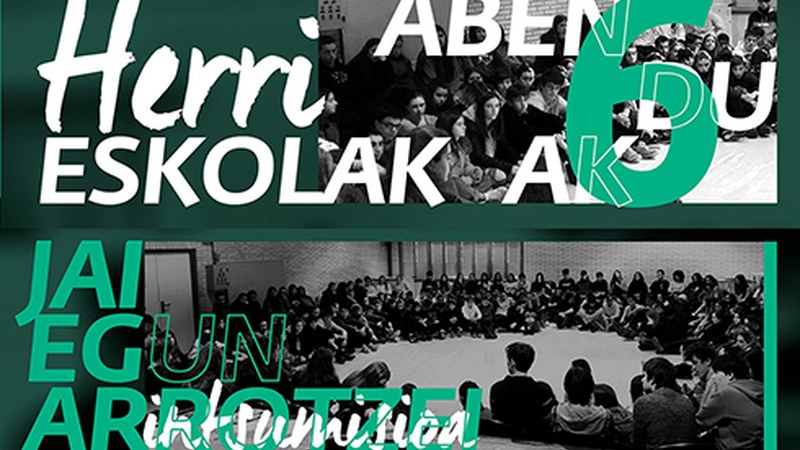 Konstituzio egunerako Herri Eskolak antolatu dituzte Ikasle Abertzaleak gazte erakundekoek