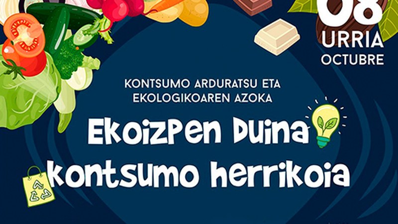 Kontsumo Arduratsu eta Ekologikoaren Azokako tailerretan parte hartzeko izena eman daiteke
