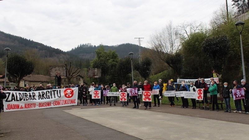 Kontzentrazioa Eitzagan, Zaldibarko hondamendia gogoan