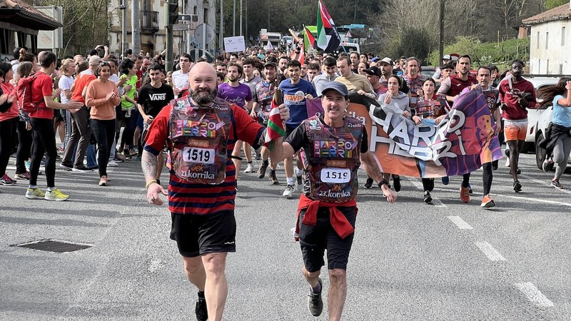 Korrika giro bikainean pasa da Eibartik