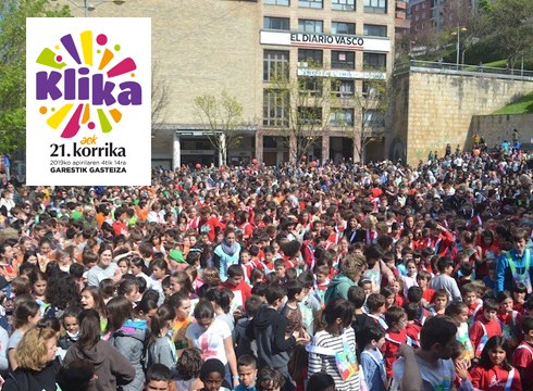 Korrika Txikiak Eibarko kaleak zeharkatuko ditu gaur arratsaldean