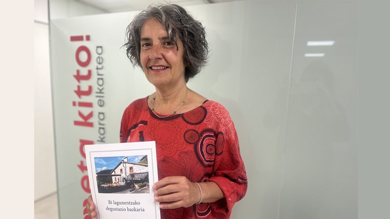 Kristina Telleria bazkideak irabazi du ...eta kitto! Euskara Elkarteak zozketatutako bazkaria Txurruka jatetxean