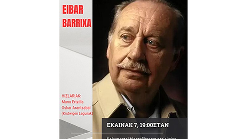 “Krutwigen Eibar barrixa” izenburuko saioa eskainiko dute bihar arratsaldean Arrate Kultur Elkartean