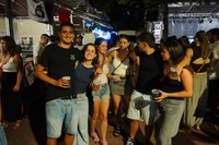 Kuadrillen giro bikaina txosnagunean, San Juan jaiei amaiera emateko