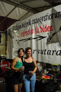 Kuadrillen giro bikaina txosnagunean, San Juan jaiei amaiera emateko
