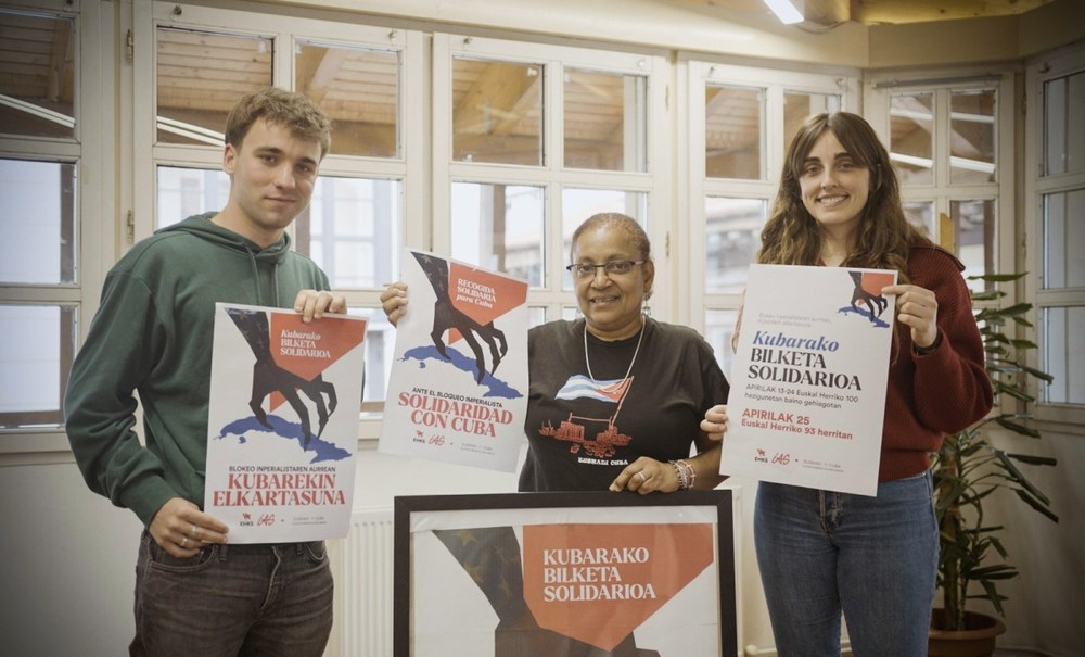 Kubara bidaltzeko oinarrizko produktuak bilduko dituzte apirilean zehar