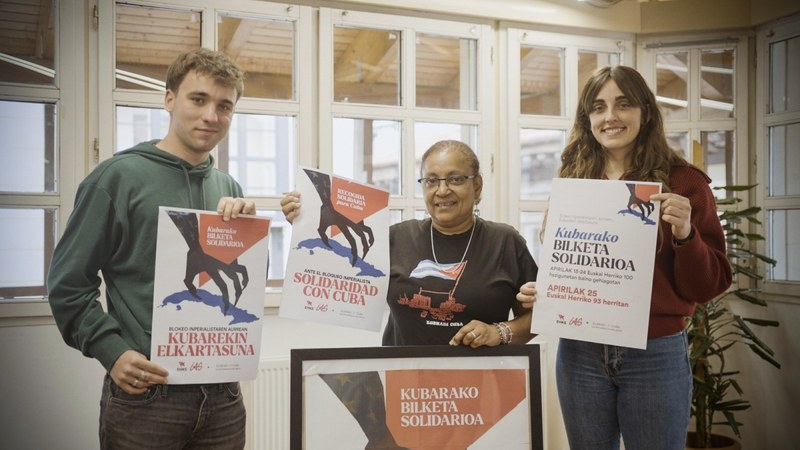 Kubara bidaltzeko oinarrizko produktuak bilduko dituzte apirilean zehar