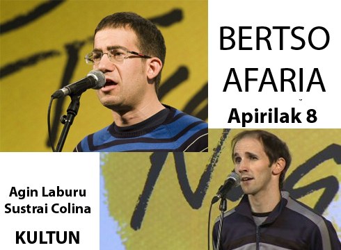 Kultuko bertso afarirako tiketak salgai daude